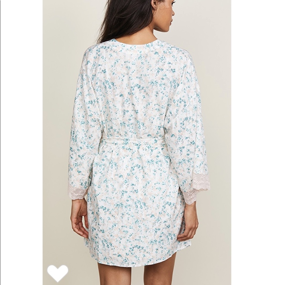 •SILK• Eberjey x Rebecca Taylor Lily Kimono Robe - Picture 4 of 10